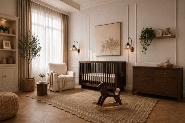 How to Create a Calm Luxury Baby Room