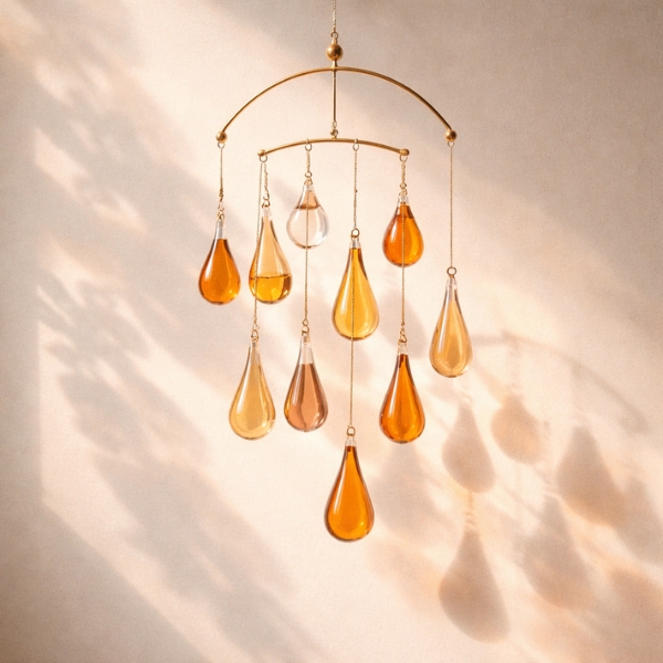 Amber Glass Mobile