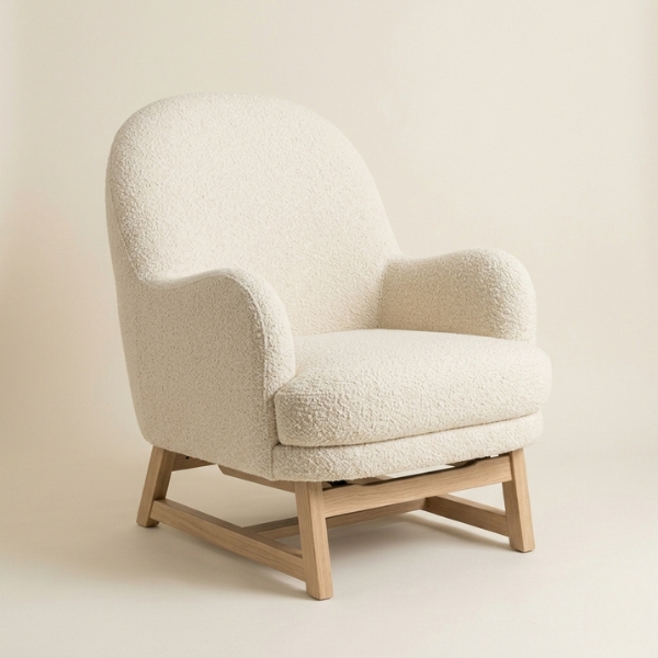 Bouclé Nursing Chair