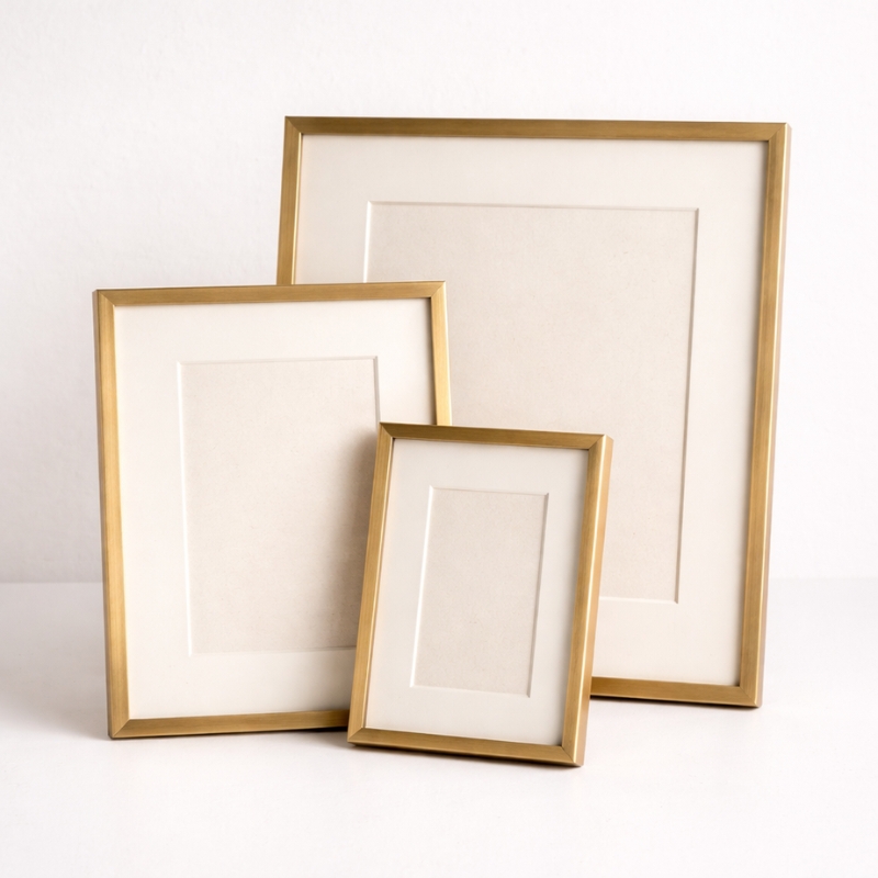 Brass Picture Frame Set
