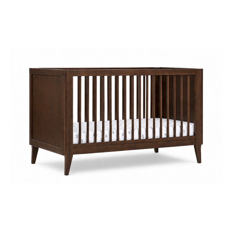 Dark Wood Convertible Crib
