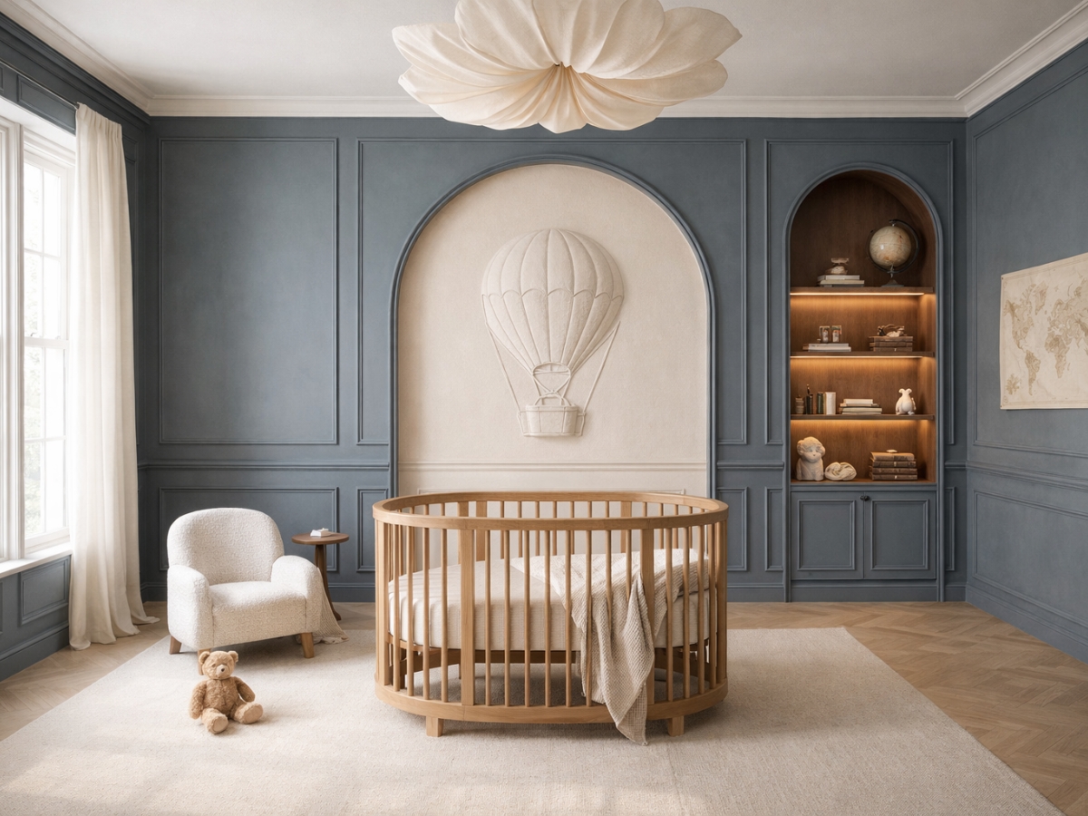 European classic luxury nursery