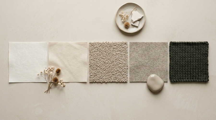 Greige Bouclé Chair